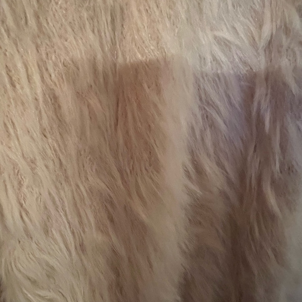 Free People Faux Fur Cardi Cardigan Sz L - Picture 6 of 10